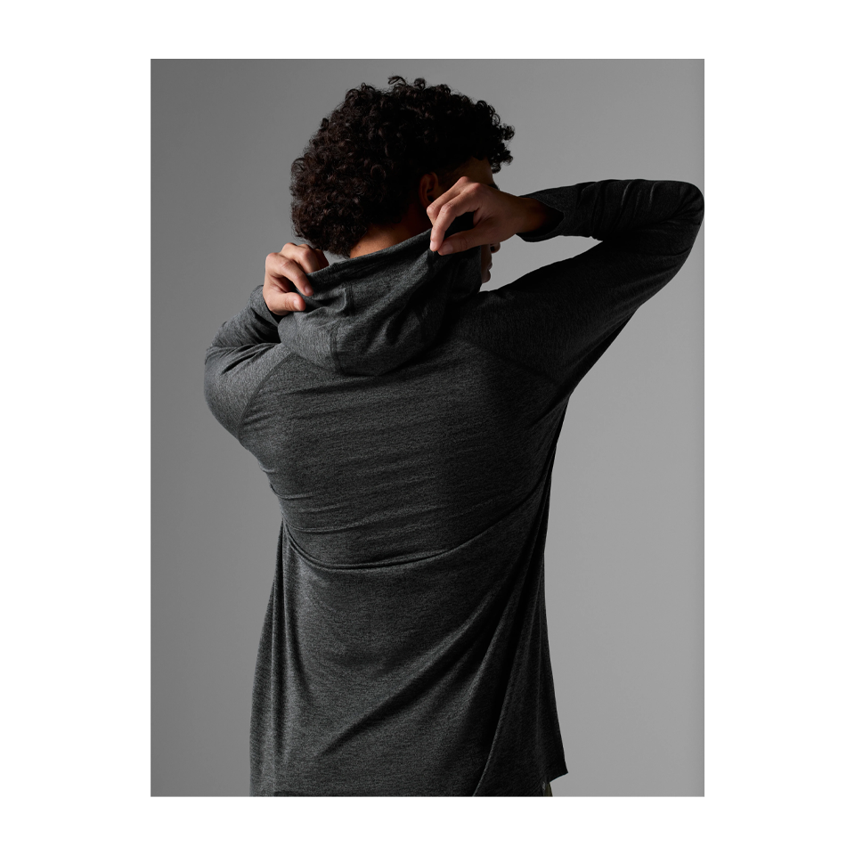 rabbit Men's EZ Pullover Black Charcoal