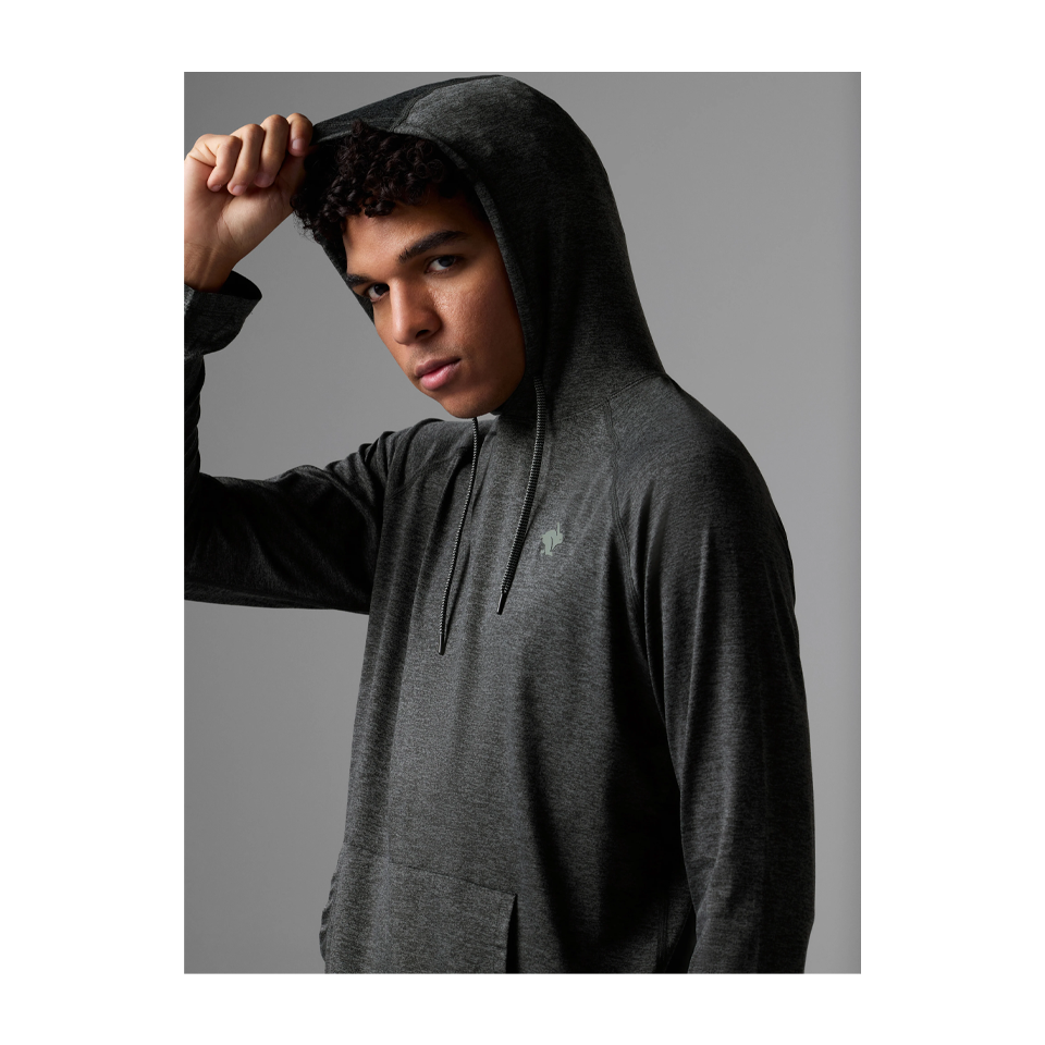 rabbit Men's EZ Pullover Black Charcoal