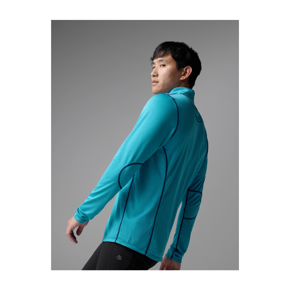 rabbit Men's Layer One Zip Bluejay
