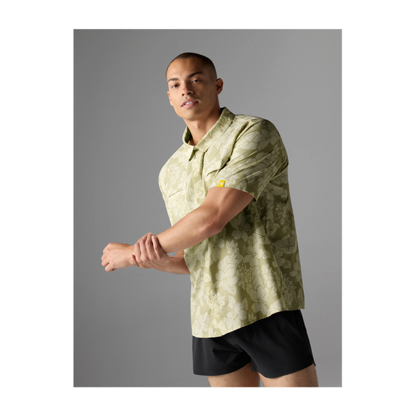 rabbit Men's High Country Relaxed SS Mohave Hibiscus