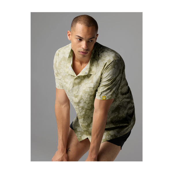 rabbit Men's High Country Relaxed SS Mohave Hibiscus