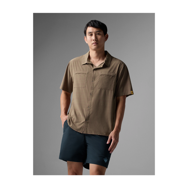 rabbit Men's High Country Relaxed SS Portabella Plaid