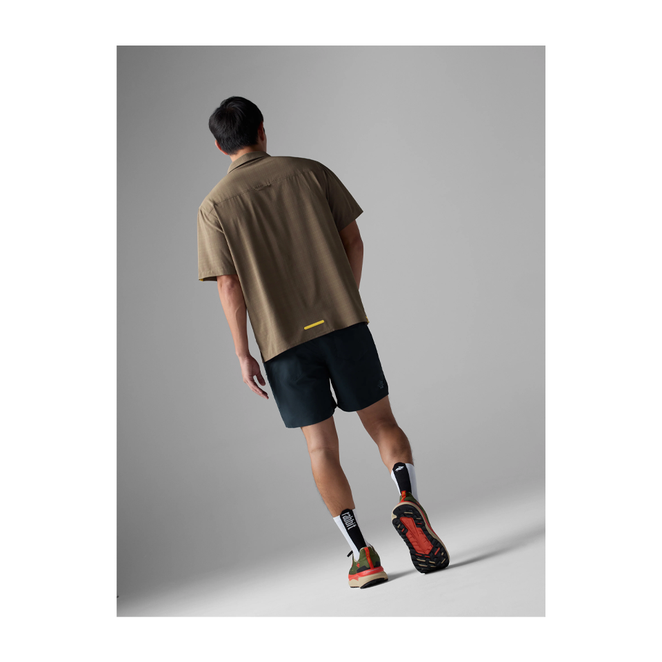rabbit Men's High Country Relaxed SS Portabella Plaid