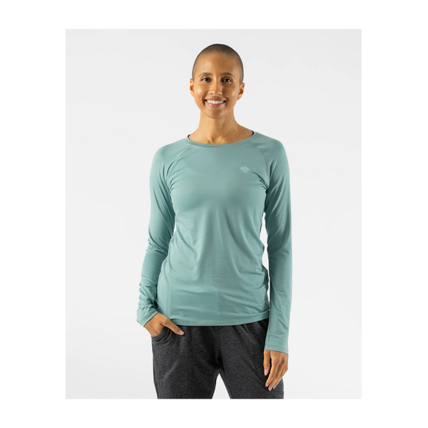rabbit Women's EZ Tee LS Oil Teal