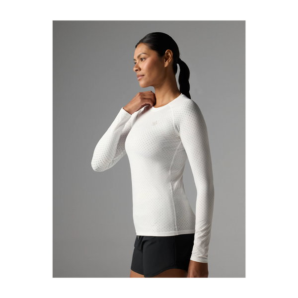 rabbit Women's Ice Perf Tee LS White