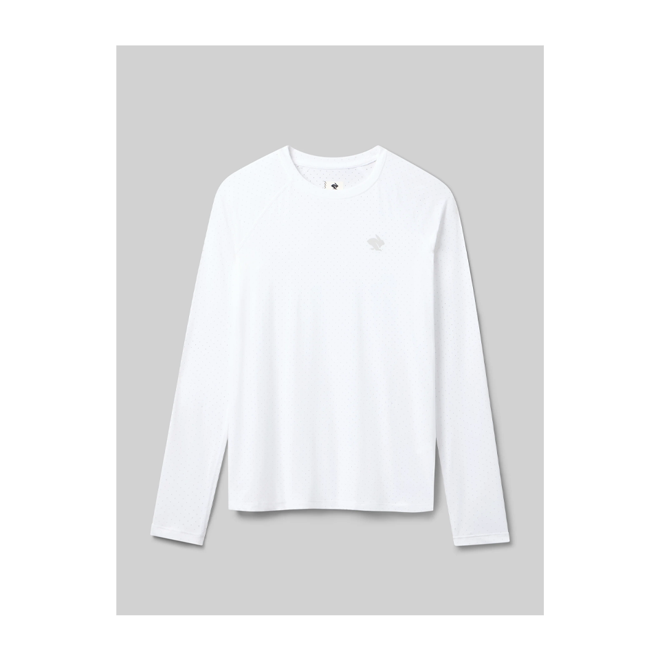 rabbit Women's Ice Perf Tee LS White