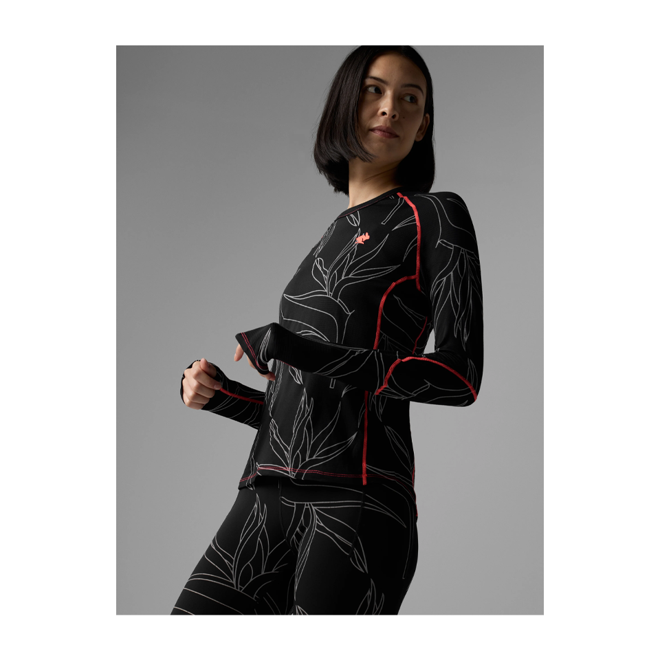 rabbit Women's Low Light Layer One Black Reflective