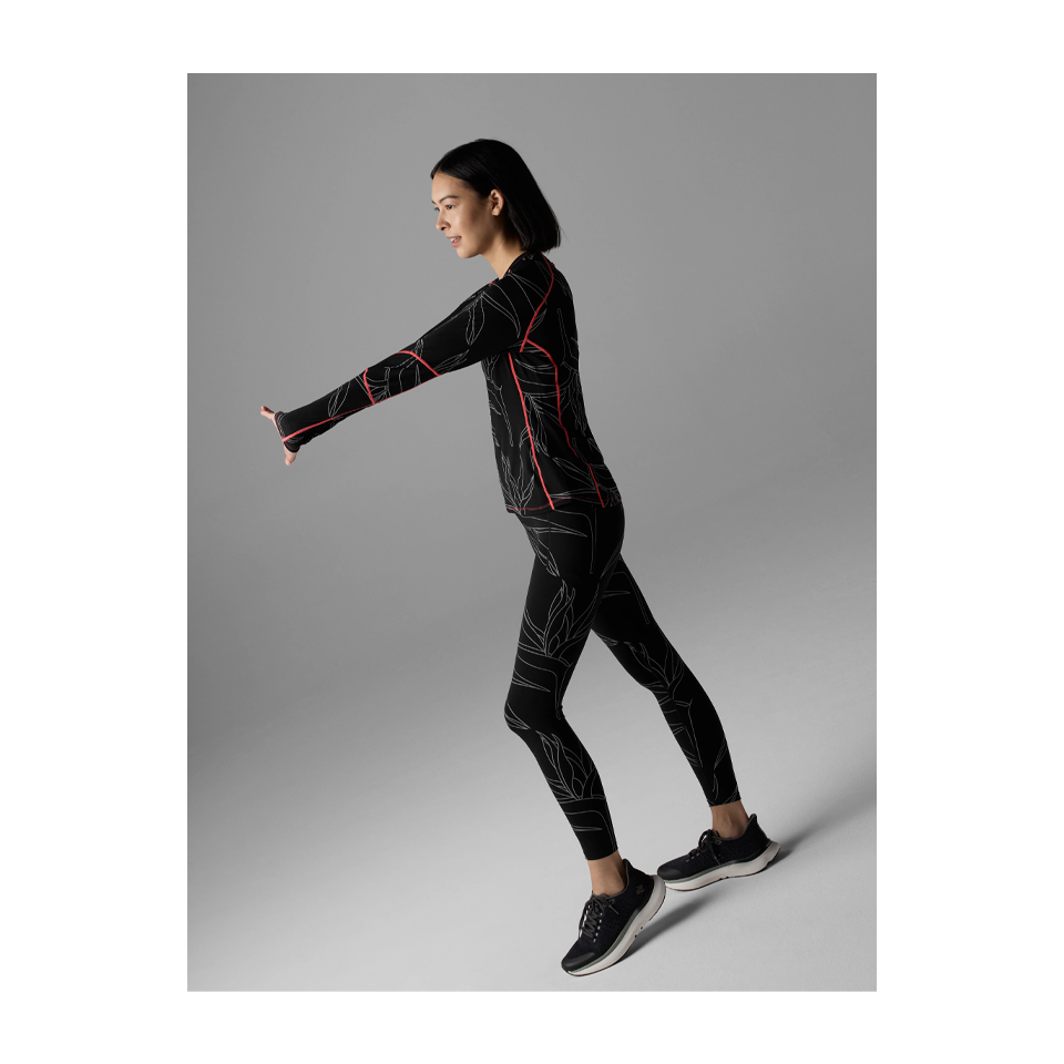 rabbit Women's Low Light Layer One Black Reflective