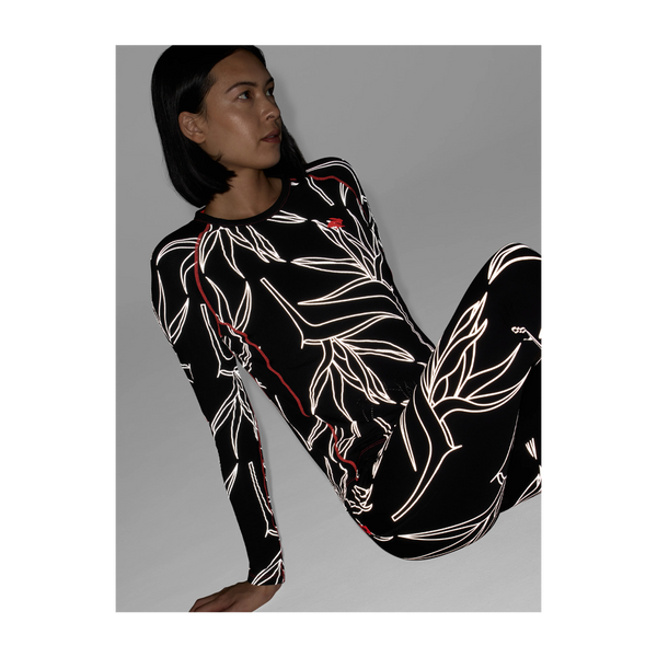 rabbit Women's Low Light Layer One Black Reflective