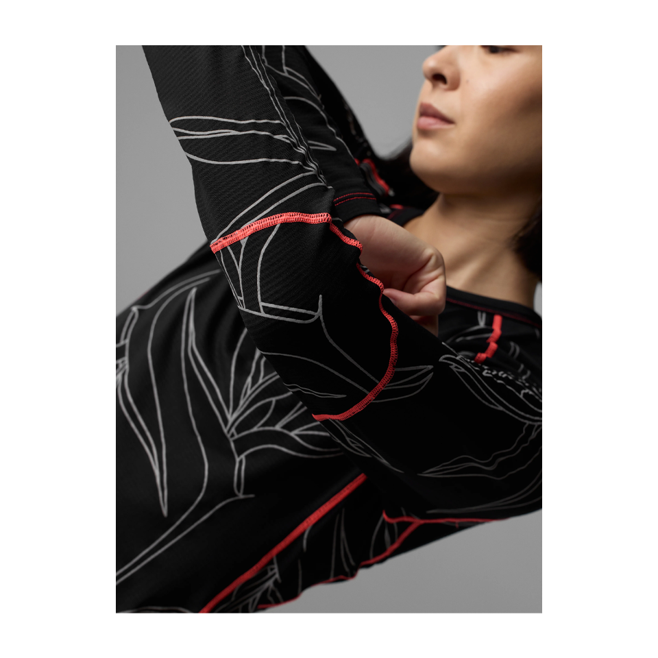 rabbit Women's Low Light Layer One Black Reflective