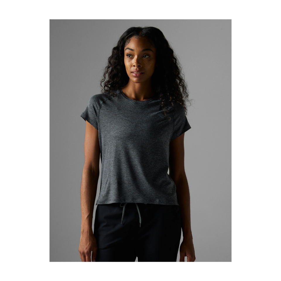 rabbit Women's EZ Tee SS Black Charcoal