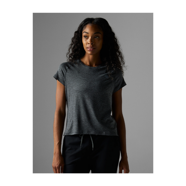 rabbit Women's EZ Tee SS Black Charcoal