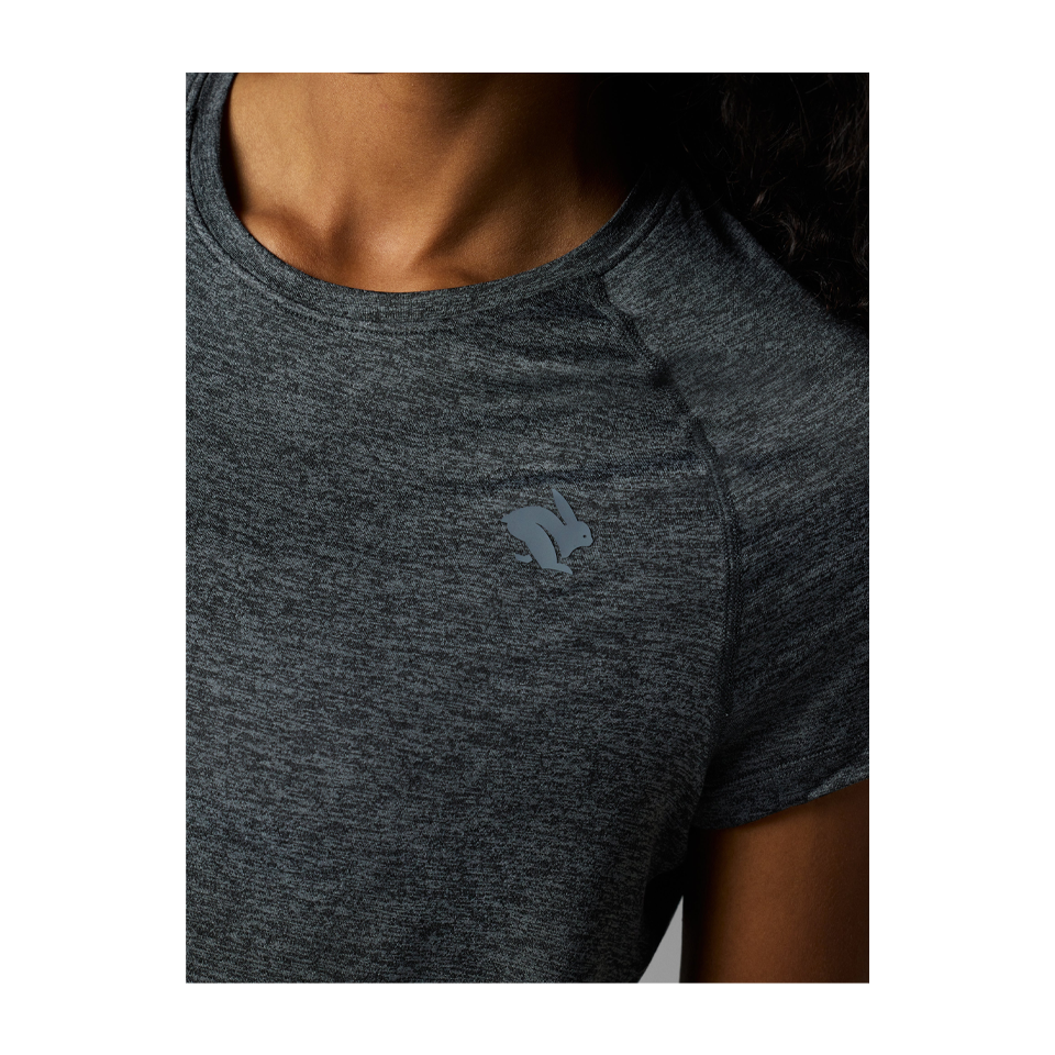 rabbit Women's EZ Tee SS Black Charcoal