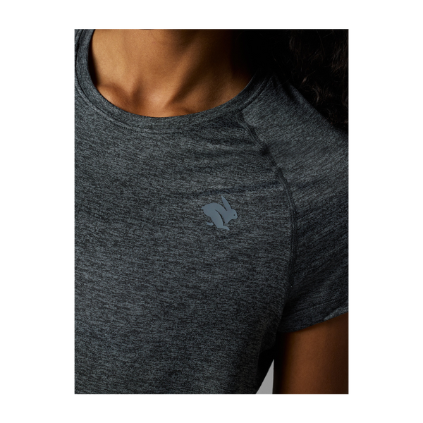 rabbit Women's EZ Tee SS Black Charcoal