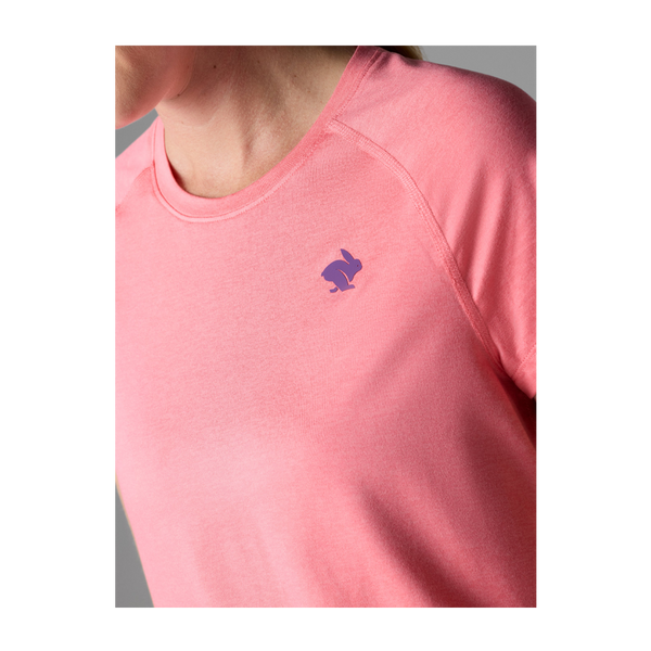 rabbit Women's EZ Tee SS Strawberry Pink