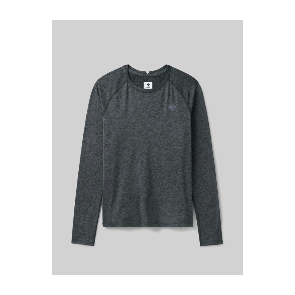 rabbit Women's EZ Tee LS Black Charcoal Main image