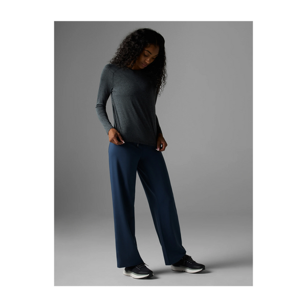 rabbit Women's EZ Tee LS Black Charcoal