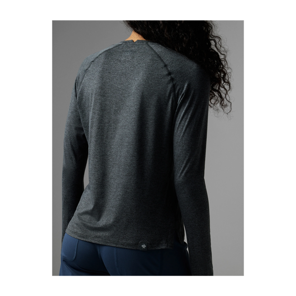 rabbit Women's EZ Tee LS Black Charcoal