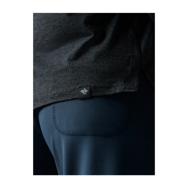 rabbit Women's EZ Tee LS Black Charcoal