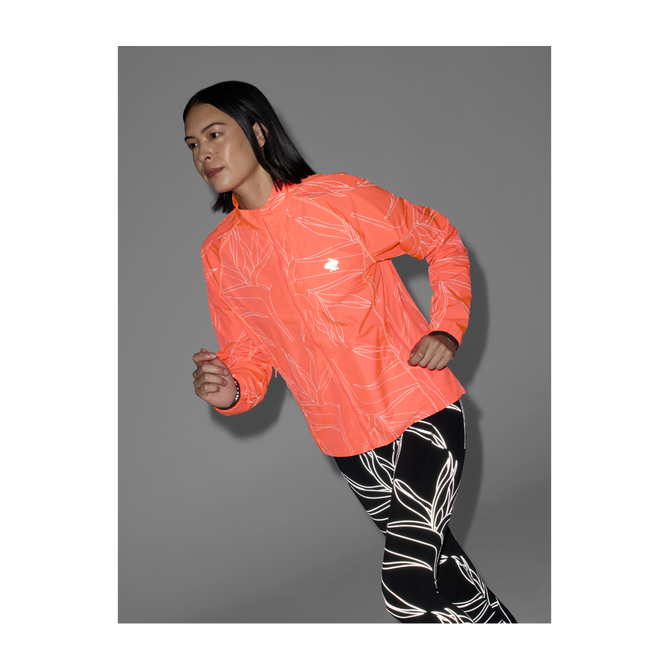 rabbit Women's Low Light Momentum Jacket Coral Reflective