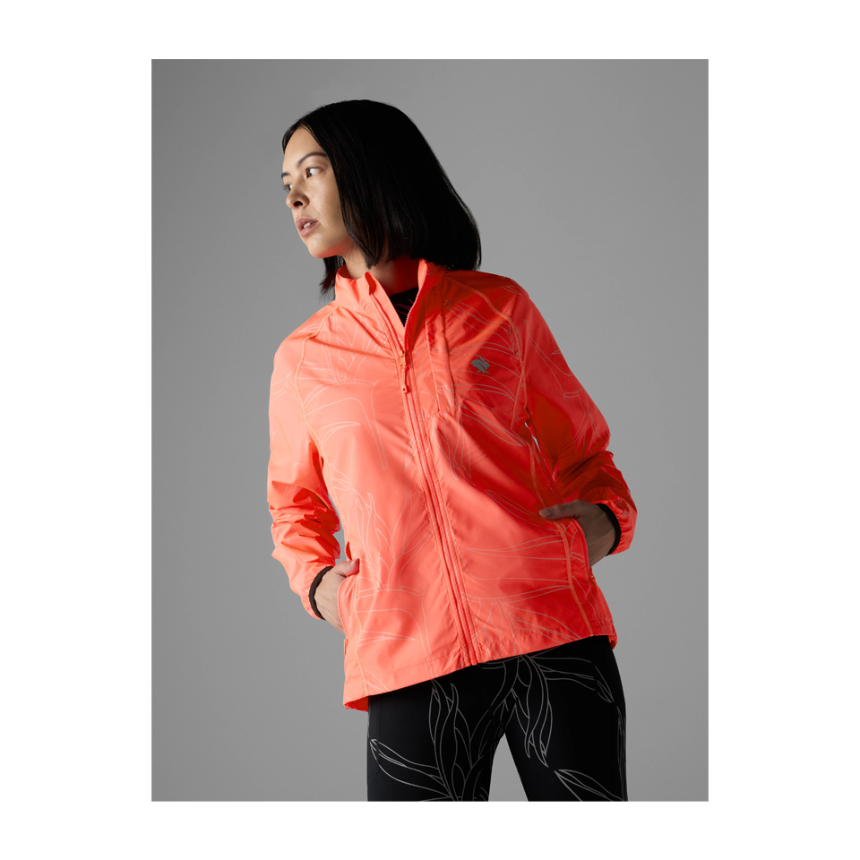 rabbit Women's Low Light Momentum Jacket Coral Reflective