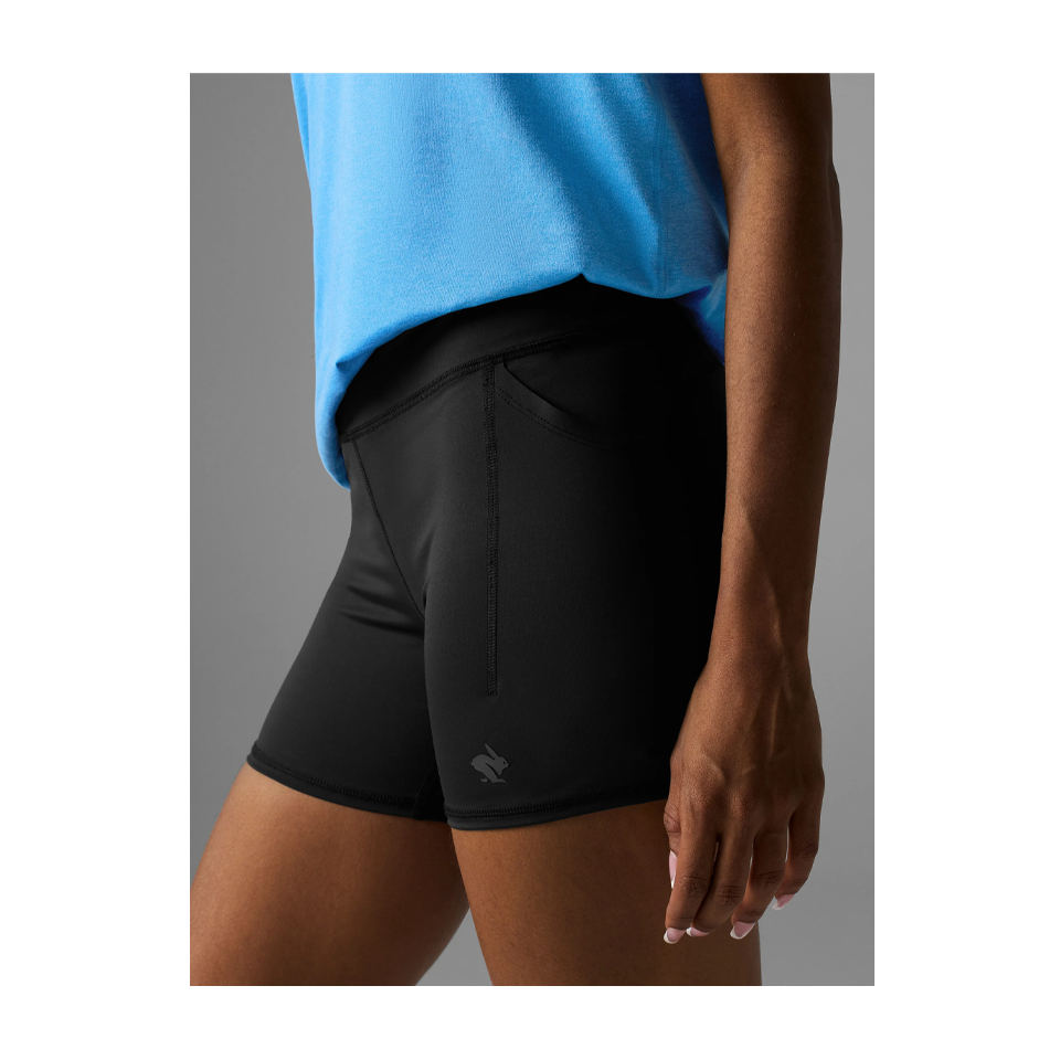 rabbit Women's Speed Leggy 4" Black Secondary image