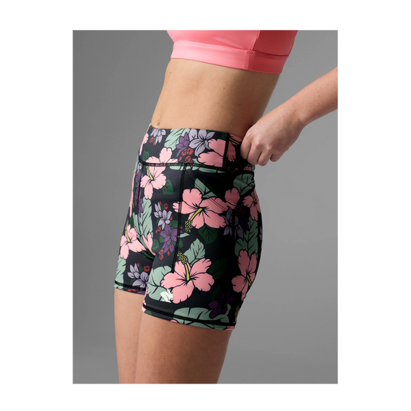rabbit Women's Speed Leggy Short Hibiscus Floral