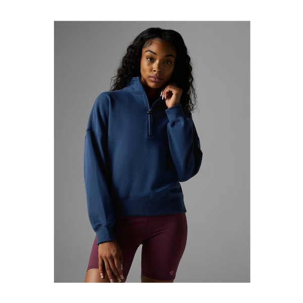 rabbit Women's Go-To Half Zip Dress Blues