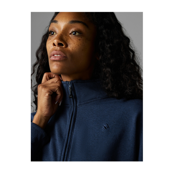 rabbit Women's Go-To Half Zip Dress Blues