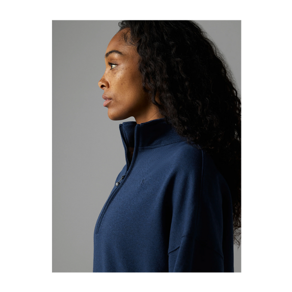 rabbit Women's Go-To Half Zip Dress Blues