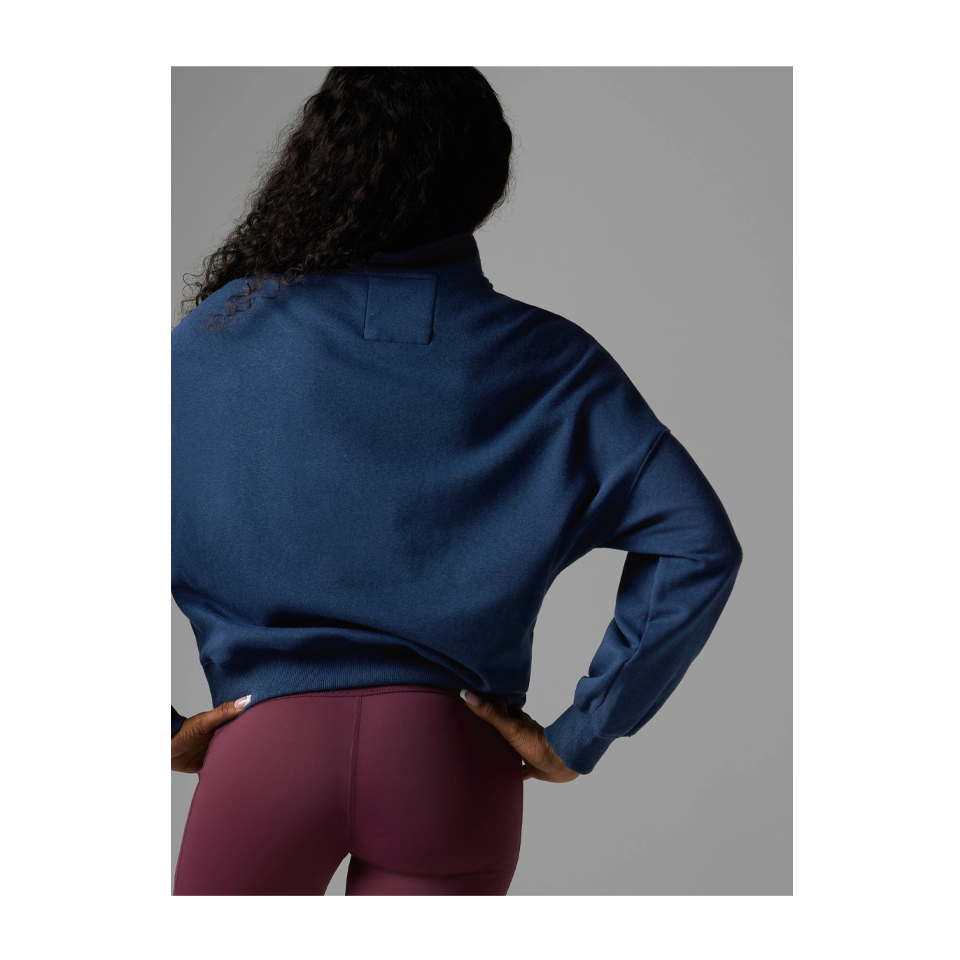 rabbit Women's Go-To Half Zip Dress Blues