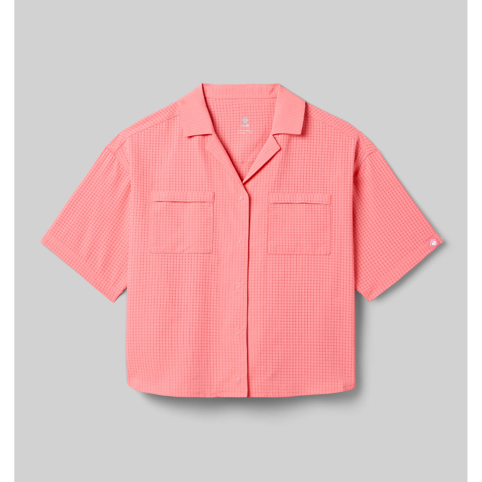 rabbit Women's High Country Relaxed SS Strawberry Pink