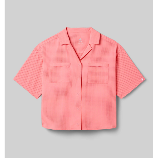 rabbit Women's High Country Relaxed SS Strawberry Pink