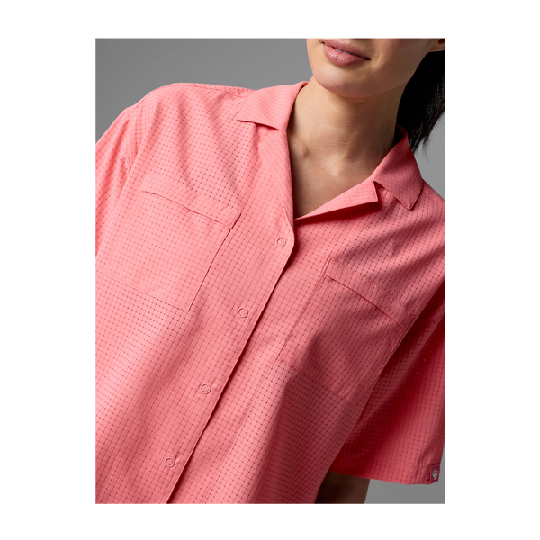 rabbit Women's High Country Relaxed SS Strawberry Pink