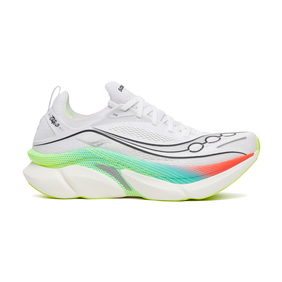 Saucony Unisex Endorphin Elite 3 White/Multi