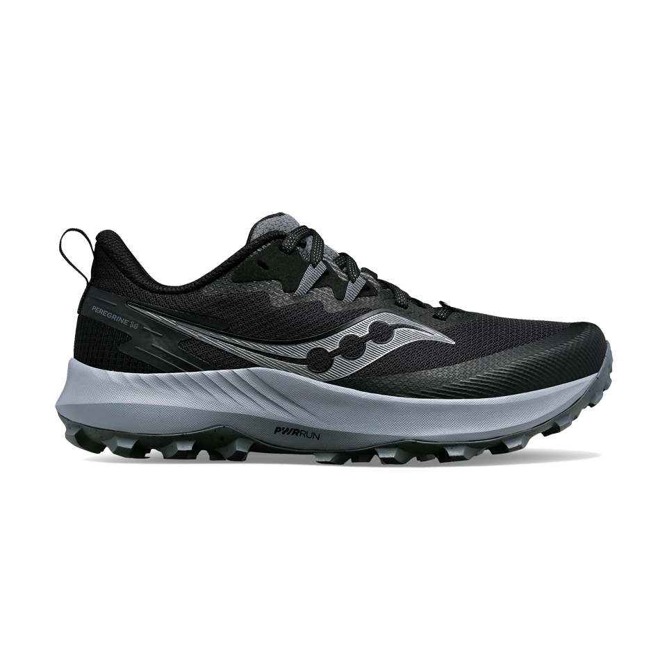 Saucony Women s Peregrine 14 Black Carbon Play Stores Inc