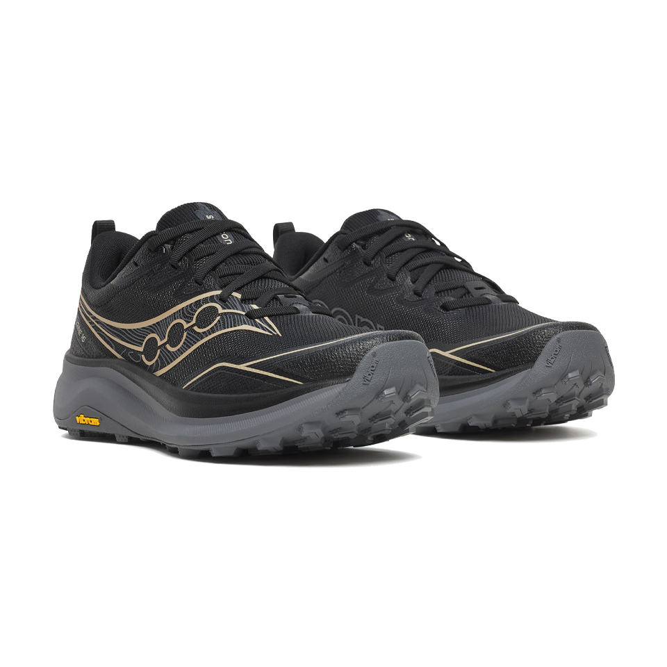 Saucony Women's Peregrine 16 Black/Carbon Secondary image