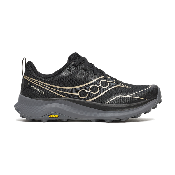 Saucony Women's Peregrine 16 Black/Carbon