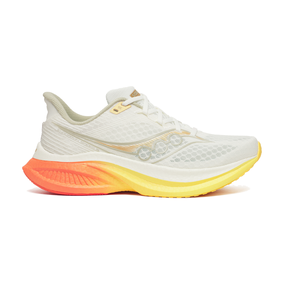 Saucony Men's Endorphin Speed 5 Ivory/Fire