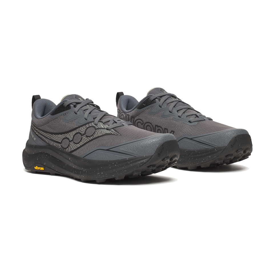 Saucony Men's Peregrine 16 Black/Carbon Secondary image