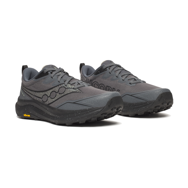 Saucony Men's Peregrine 16 Black/Carbon