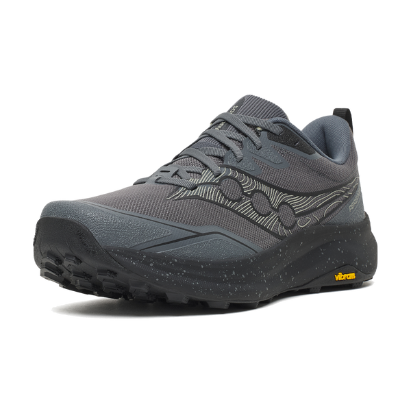 Saucony Men's Peregrine 16 Black/Carbon