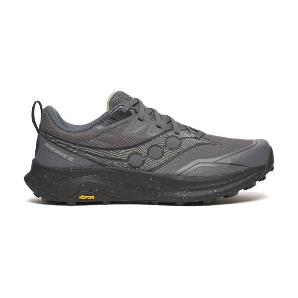 Saucony Men's Peregrine 16 Black/Carbon