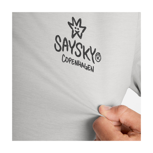 SAYSKY Men's Statement Pace Long Sleeve Grey