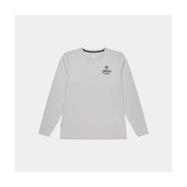 SAYSKY Men's Statement Pace Long Sleeve Grey