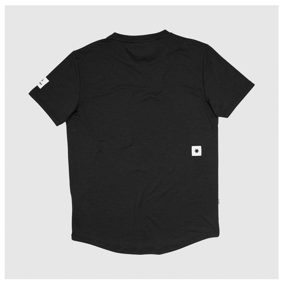 SAYSKY Men's Clean Pace T-Shirt Black Secondary image
