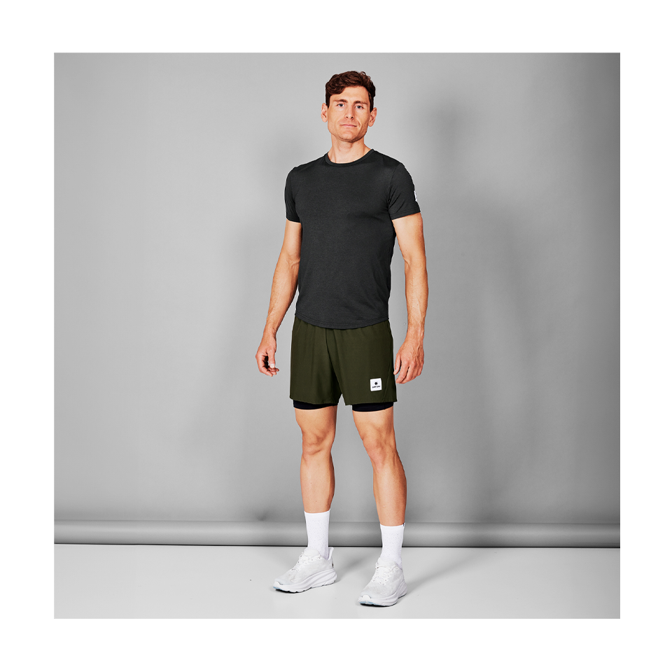 SAYSKY Men's Clean Pace T-Shirt Black