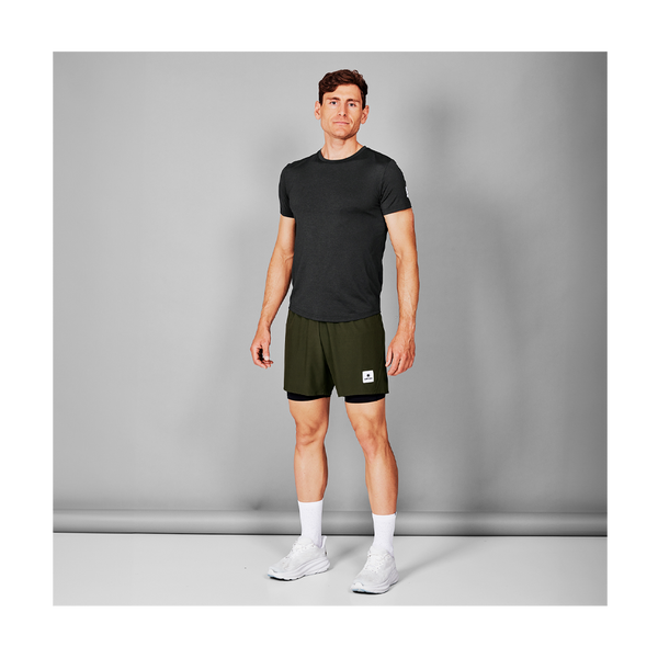 SAYSKY Men's Clean Pace T-Shirt Black