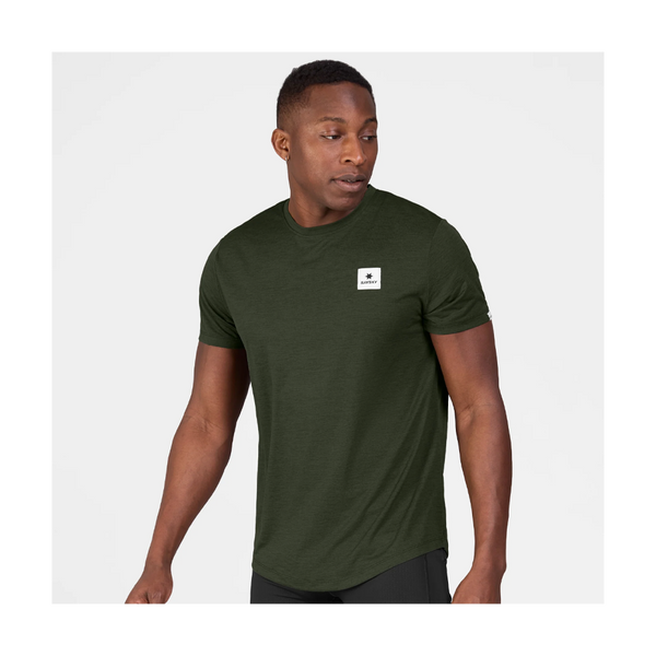 SAYSKY Men's Clean Combat Pro T-Shirt Green