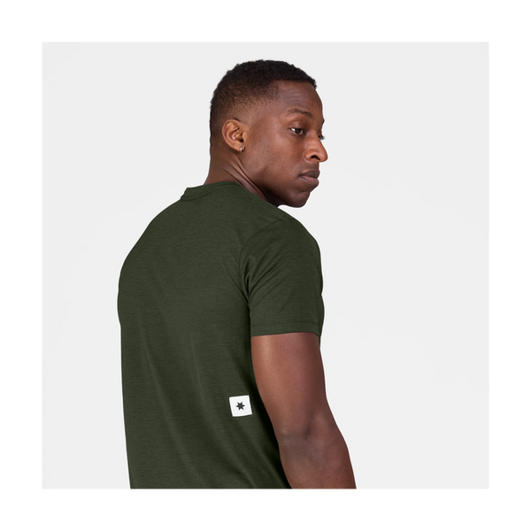 SAYSKY Men's Clean Combat Pro T-Shirt Green